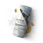 Alpine Bliss Pristine Beauty Collagen Drink can. Premium energy drink with clinically proven ingredients for healthy skin.