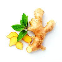 ginger root. Alpine Bliss Purple Slimming Tea Formula has ginger root to aid with digestion