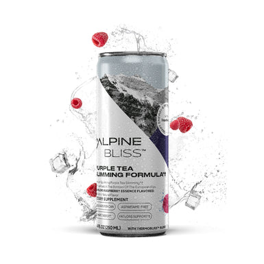 Buy Purple Tea Slimming Drink by Alpine bliss for hydration, energy and to boost metabolism.  Low carb and low sugar drink. 