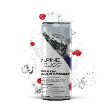 Buy Purple Tea Slimming Drink by Alpine bliss for hydration, energy and to boost metabolism.  Low carb and low sugar drink.